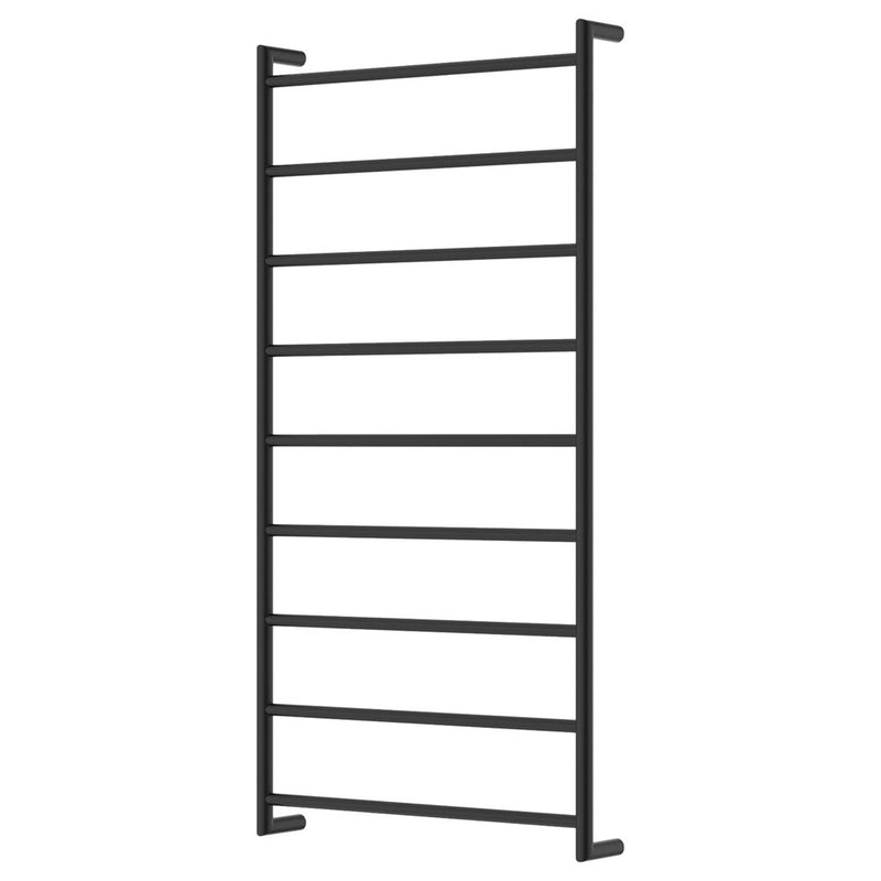 Kaya Heated Towel Rail, 600 x 1200mm, Matte Black