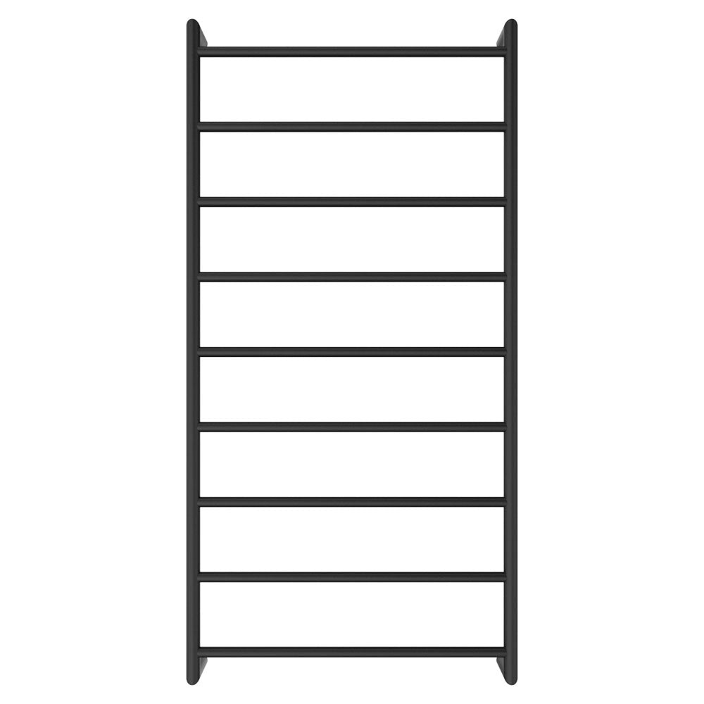Kaya Heated Towel Rail, 600 x 1200mm, Matte Black - product view 2