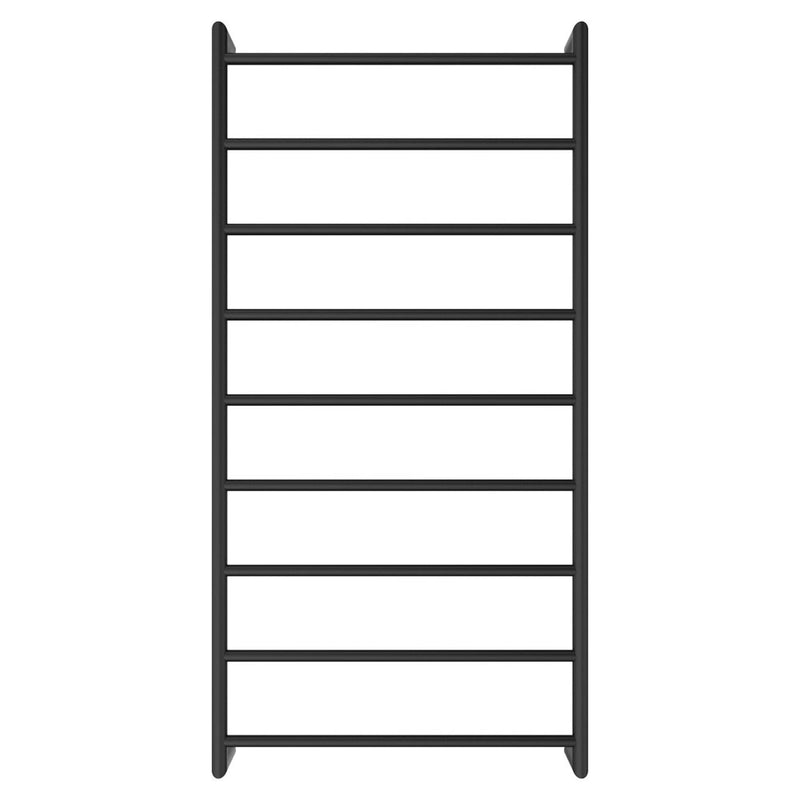 Kaya Heated Towel Rail, 600 x 1200mm, Matte Black - product view 2