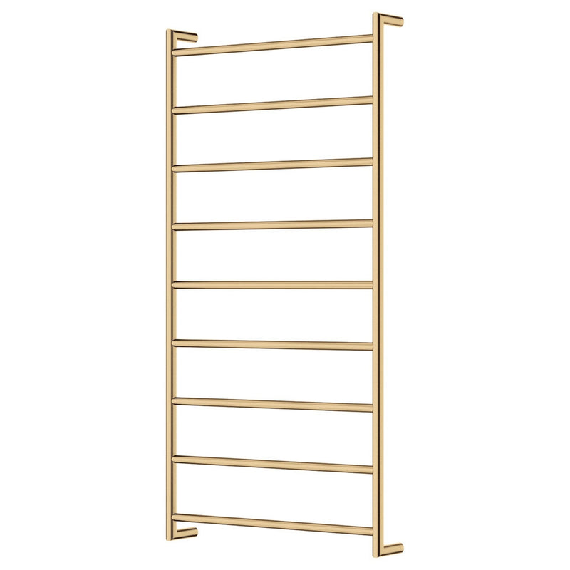 Kaya Heated Towel Rail, 600 x 1200mm, Urban Brass