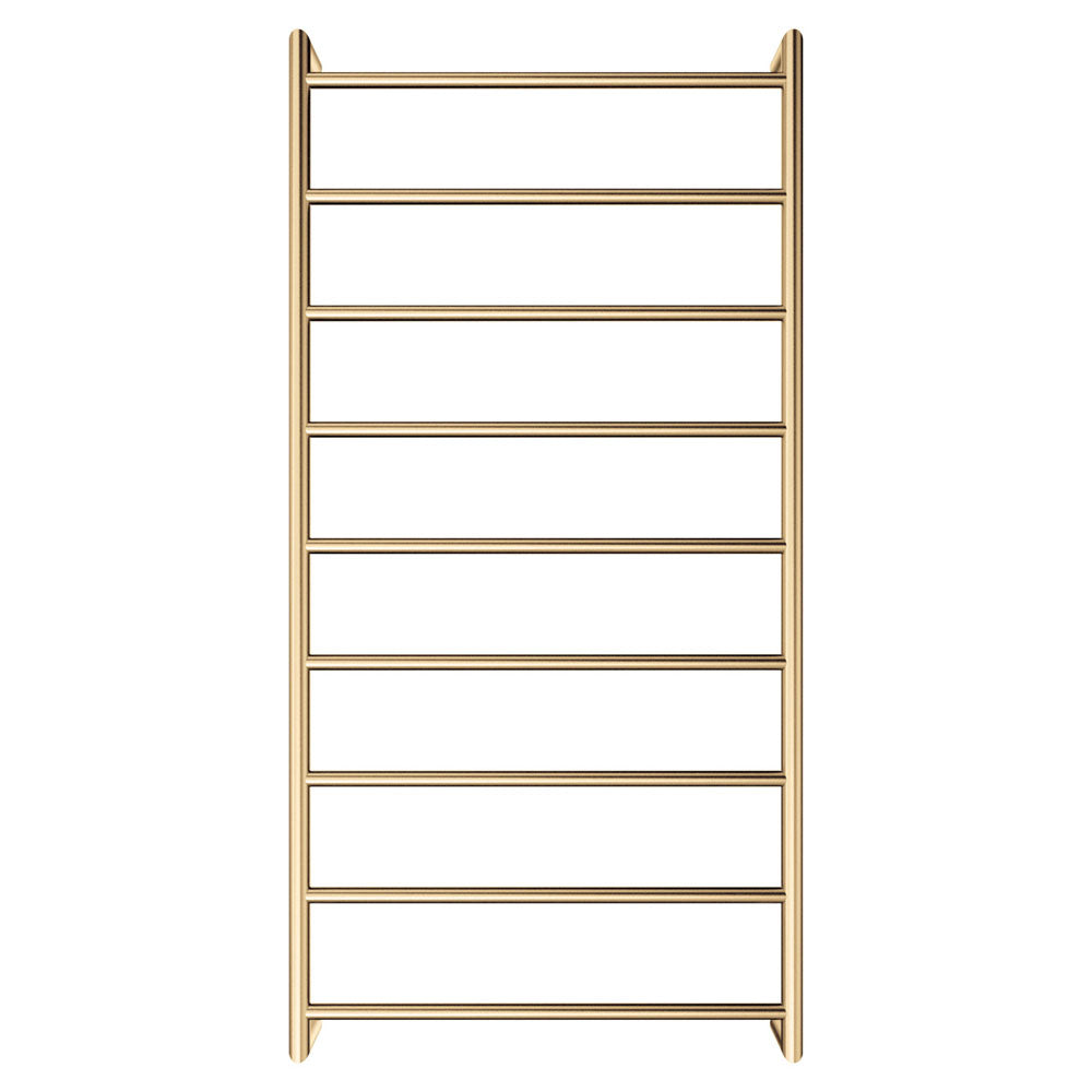 Kaya Heated Towel Rail, 600 x 1200mm, Urban Brass - product view 2