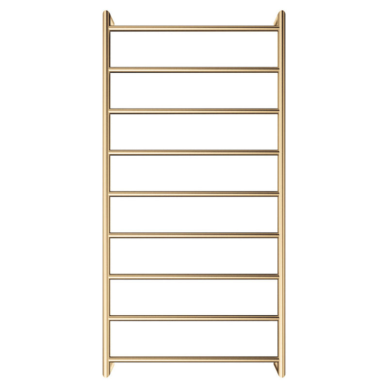 Kaya Heated Towel Rail, 600 x 1200mm, Urban Brass - product view 2