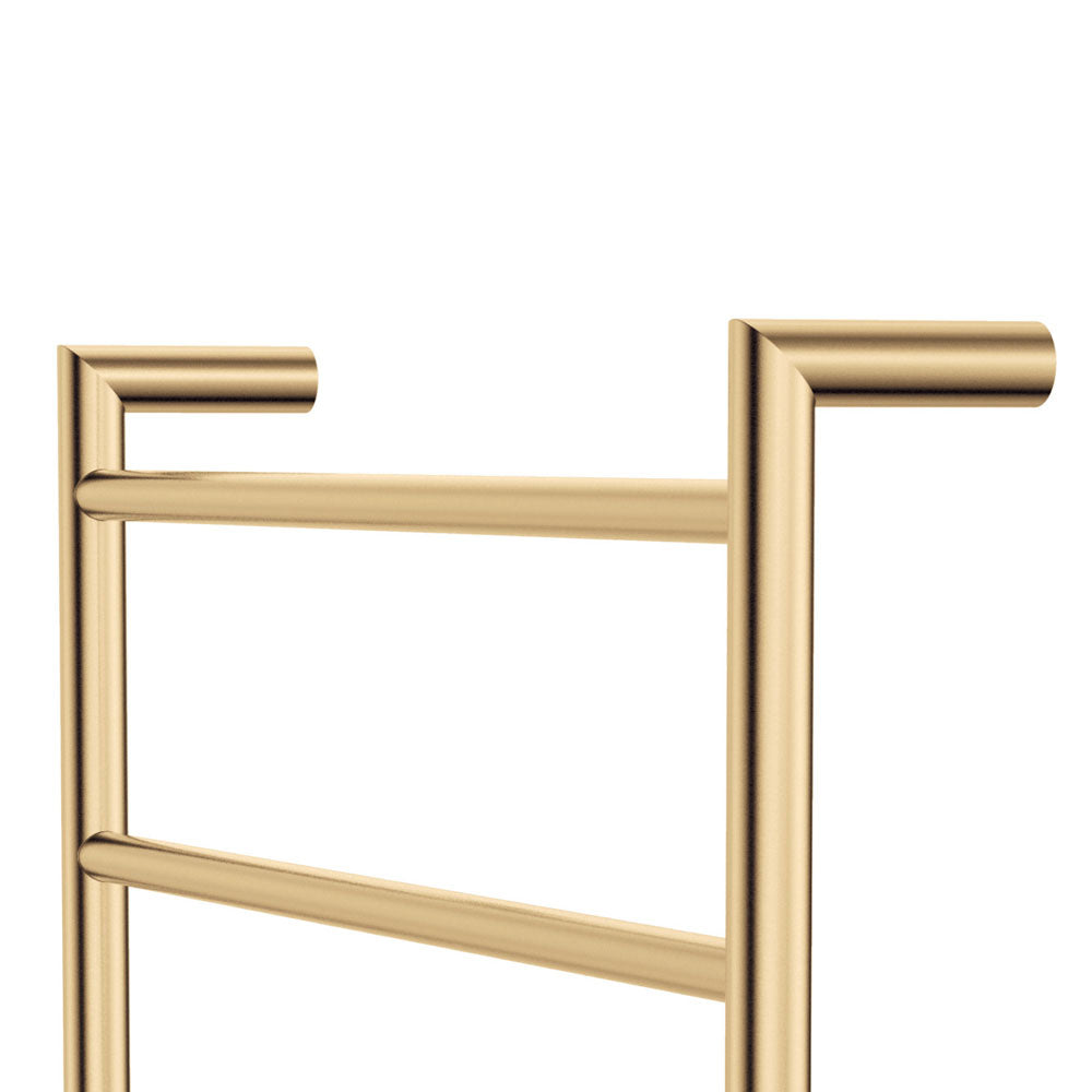 Kaya Heated Towel Rail, 600 x 1200mm, Urban Brass - product view 3