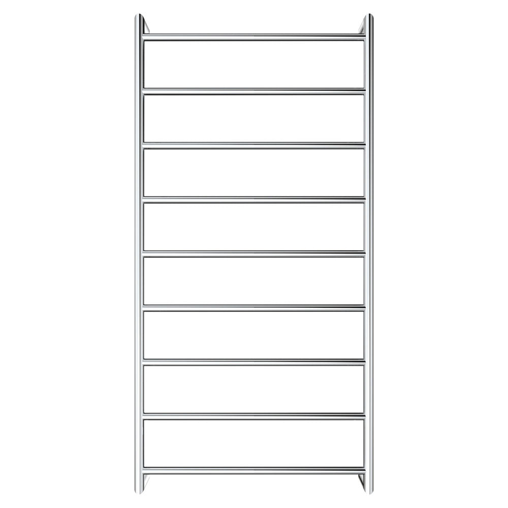 Kaya Heated Towel Rail, 600 x 1200mm, Chrome - product view 2