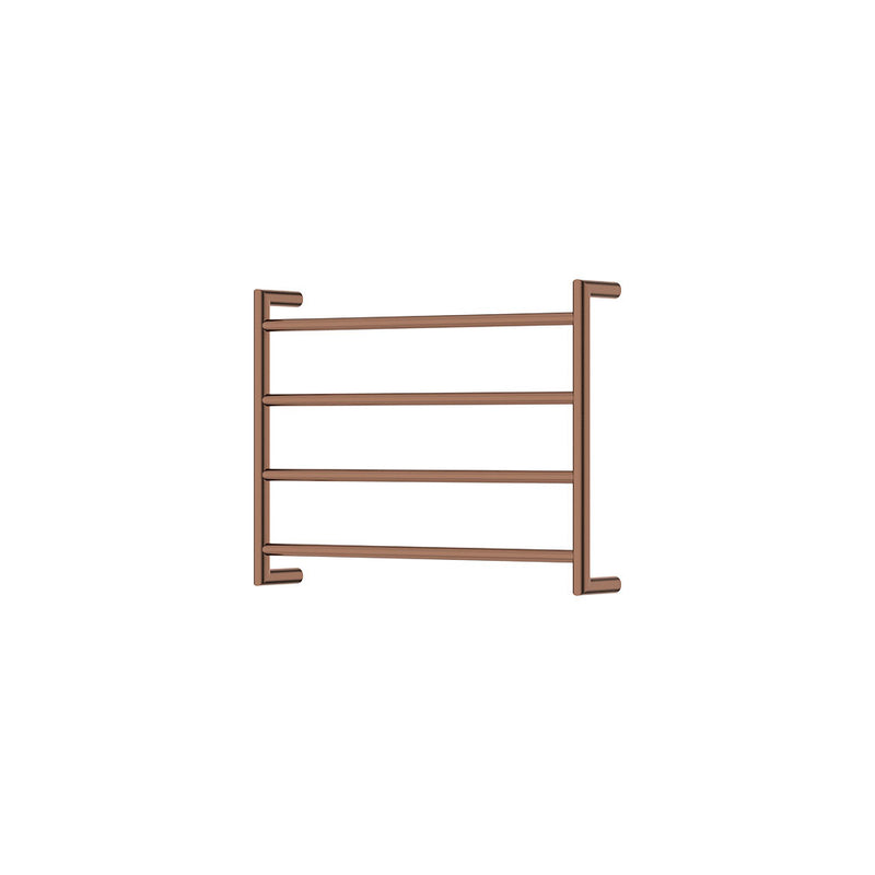 Kaya Heated Towel Rail, 600 x 450mm, Brushed Copper