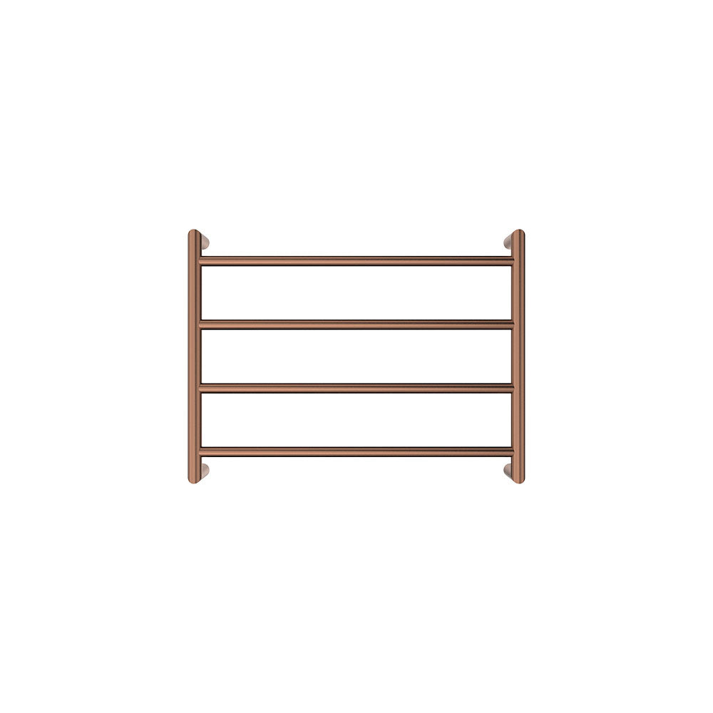 Kaya Heated Towel Rail, 600 x 450mm, Brushed Copper - product view 2