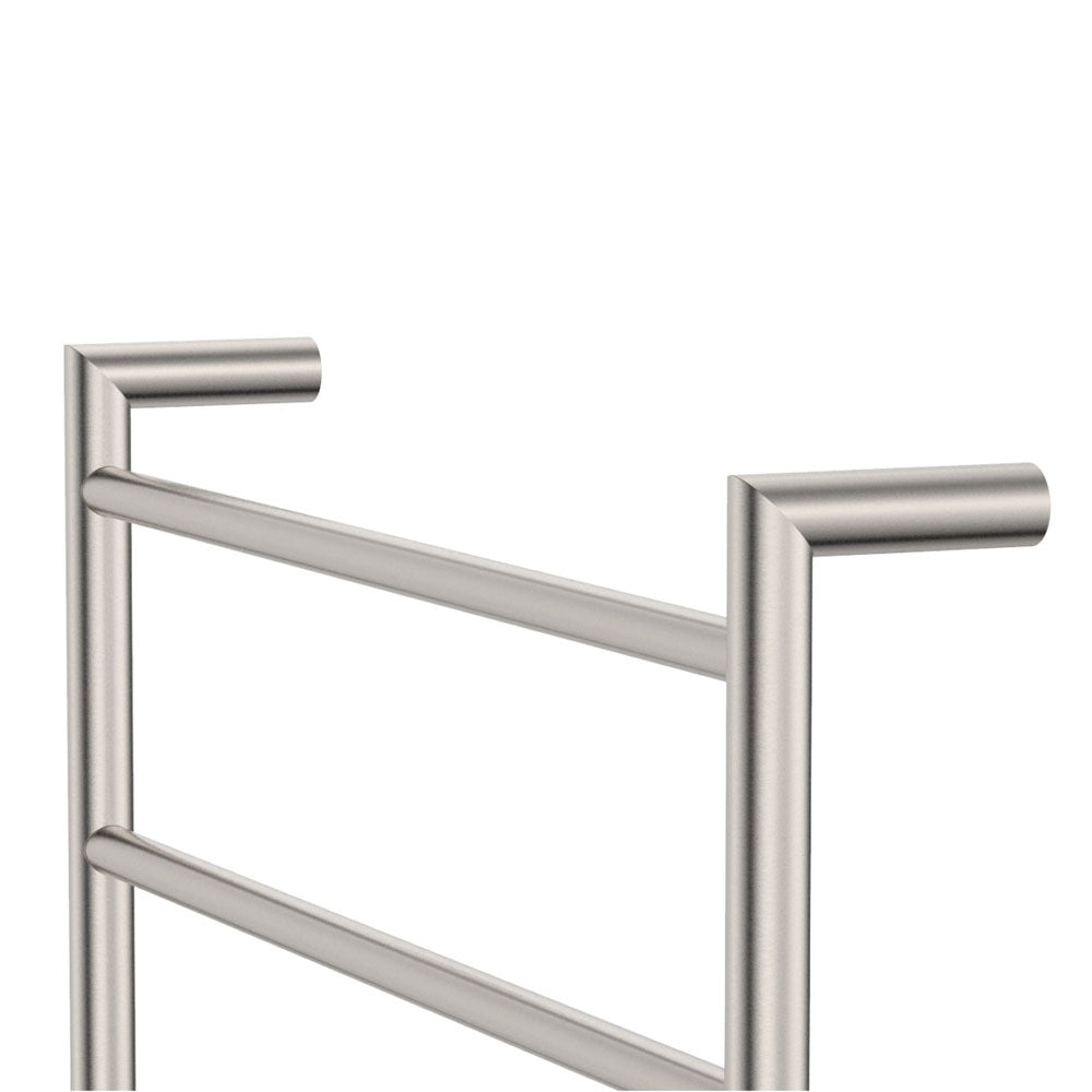 Kaya Heated Towel Rail, 600 x 800mm, Brushed Nickel - product view 3