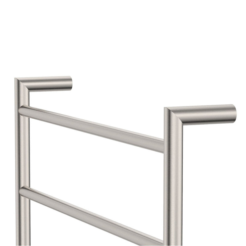 Kaya Heated Towel Rail, 600 x 800mm, Brushed Nickel - product view 3