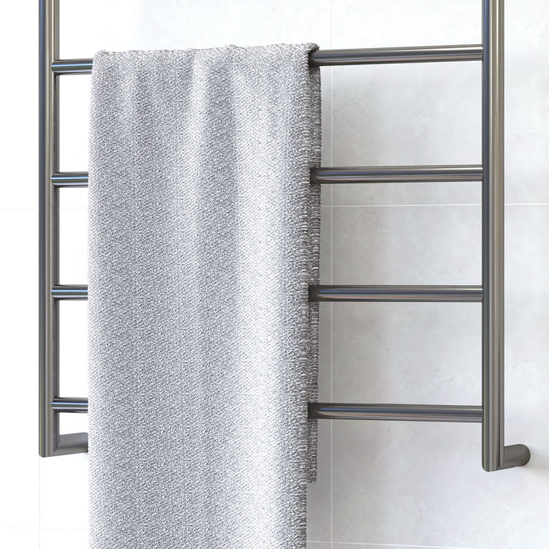 Kaya Heated Towel Rail, 600 x 800mm, Gun Metal - product view 6