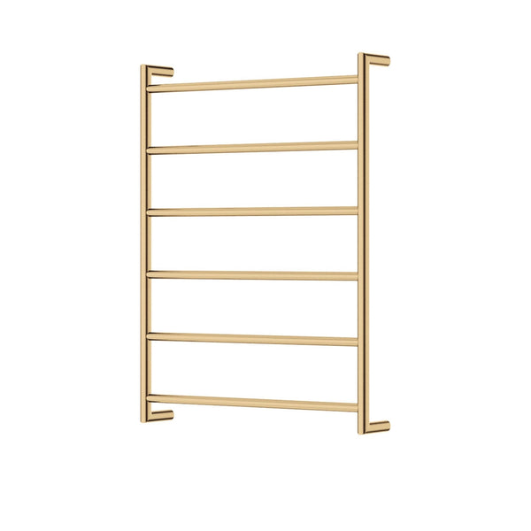 Fienza Kaya Heated Towel Rail, 600 x 800mm - Brushed Gold (Urban Brass)