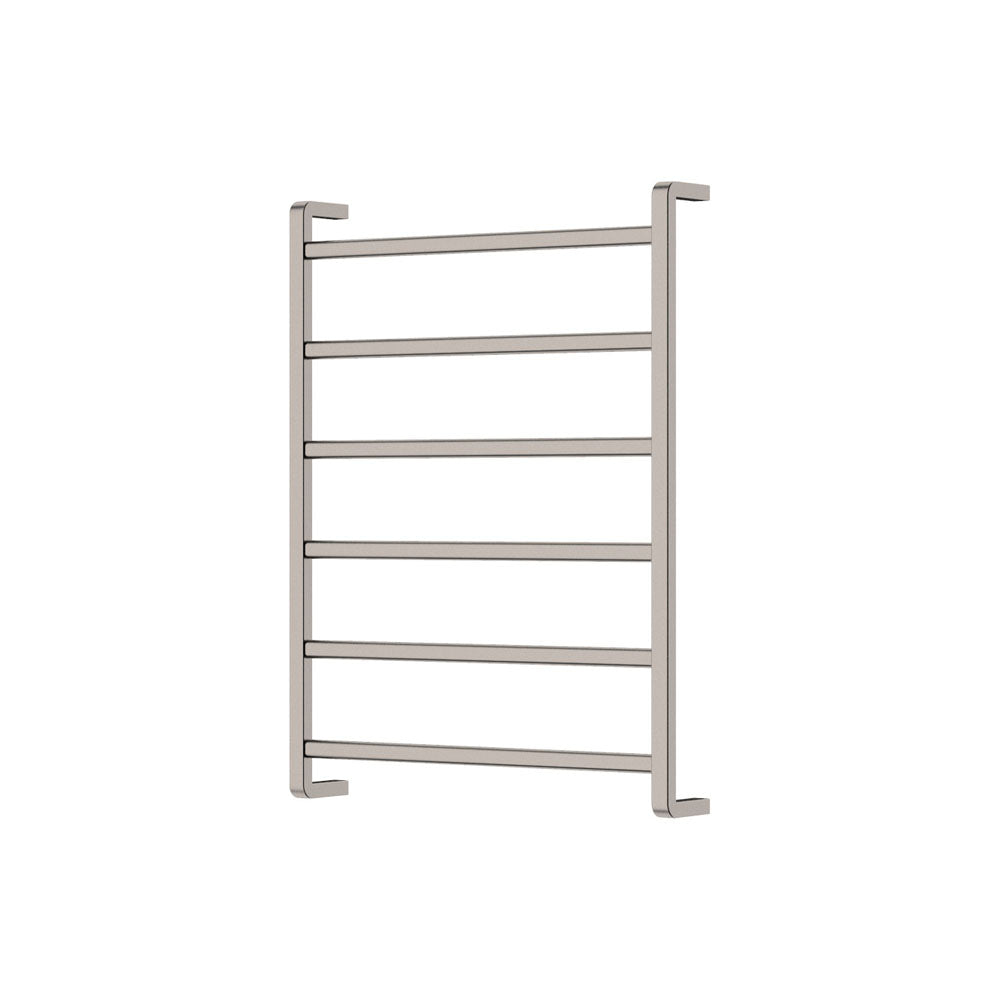 Tono Heated Towel Rail, 600 x 800mm, Brushed Nickel