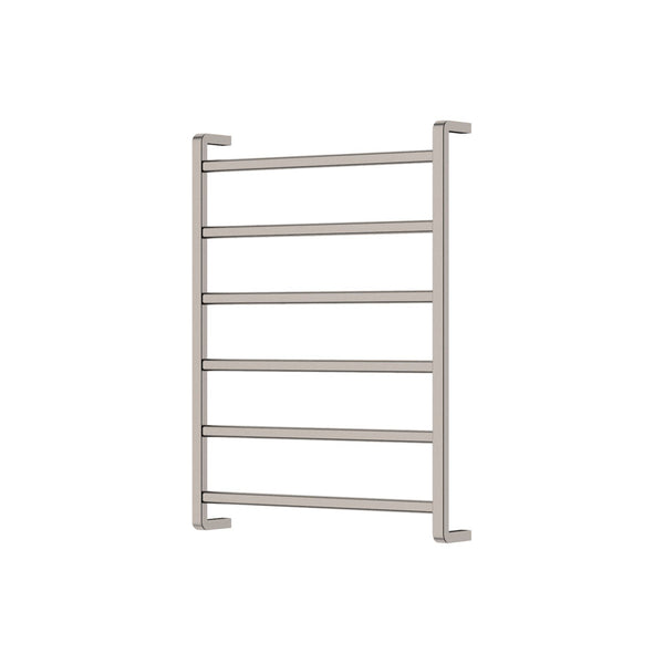 Fienza Tono Heated Towel Rail, 600 x 800mm - Brushed Nickel