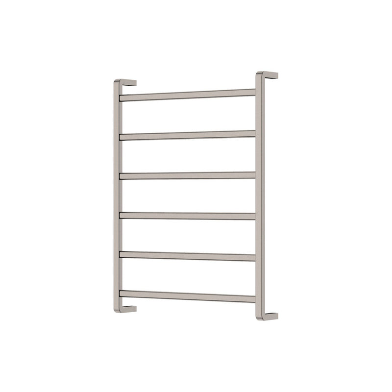 Tono Heated Towel Rail, 600 x 800mm, Brushed Nickel