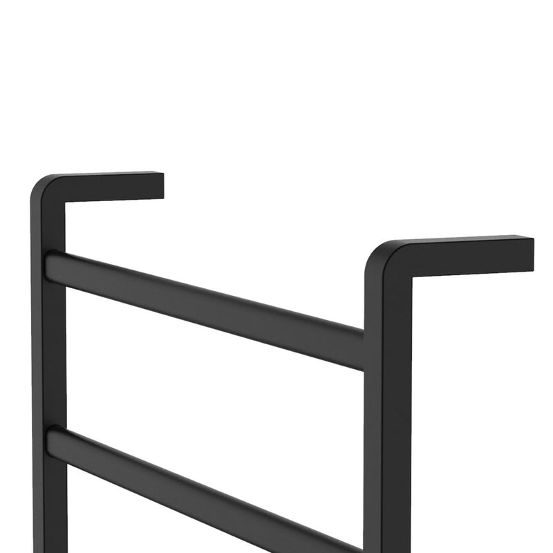Tono Heated Towel Rail, 600 x 800mm, Matte Black - product view 3