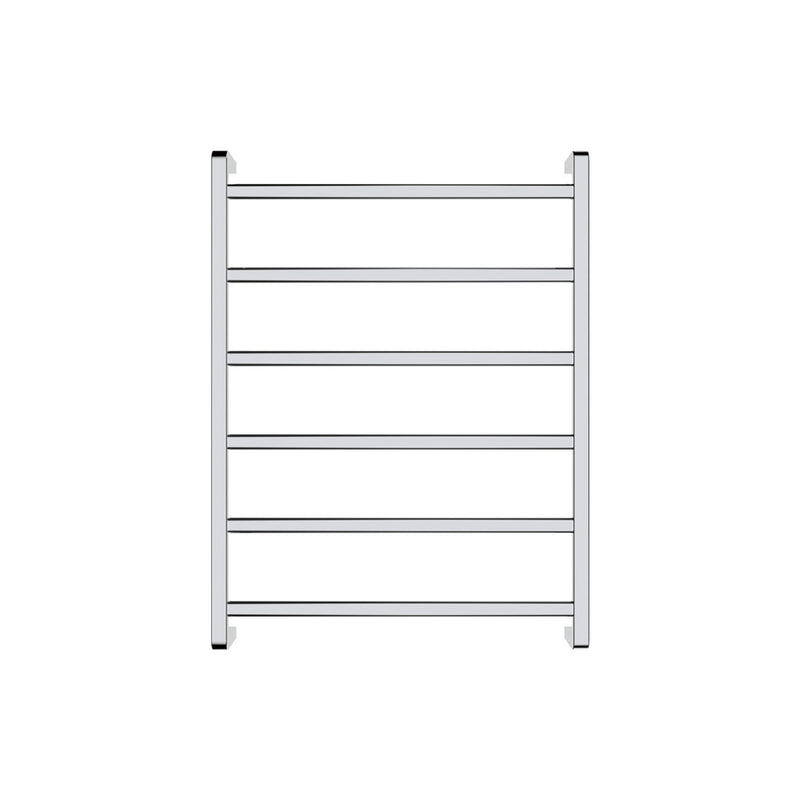 Tono Heated Towel Rail, 600 x 800mm, Chrome - product view 2