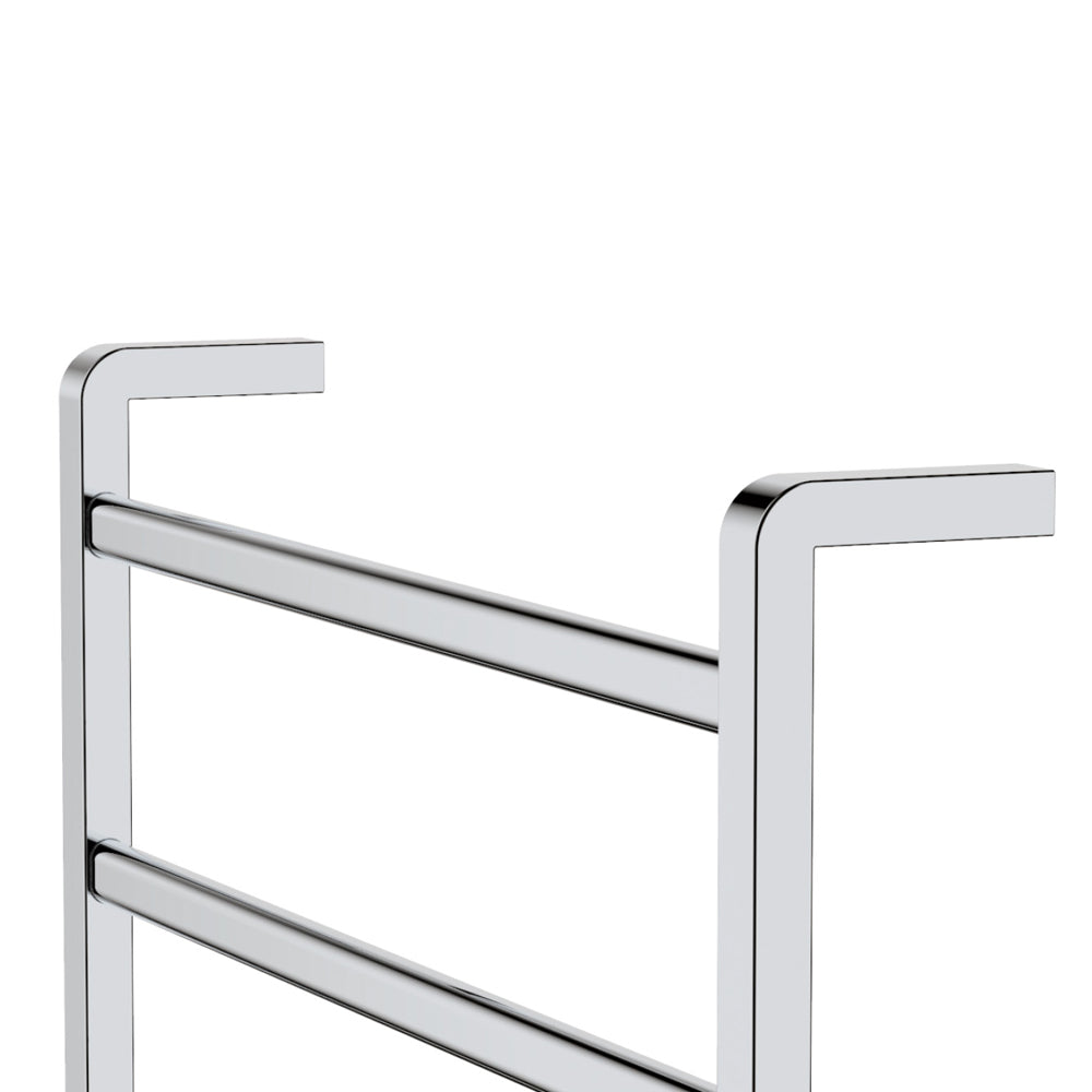 Tono Heated Towel Rail, 600 x 800mm, Chrome - product view 3