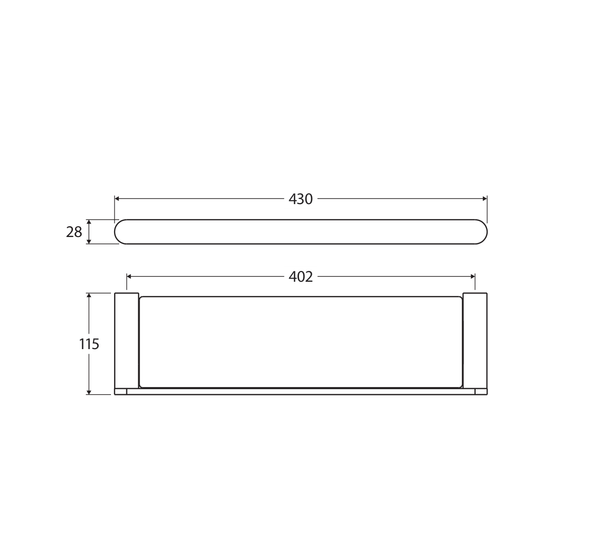 Fienza 88907GM measurements and dimensions