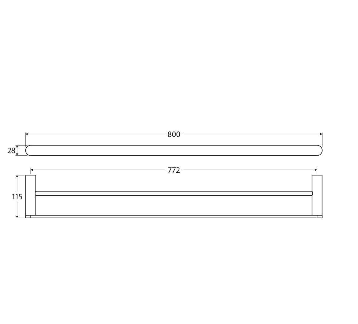 Fienza 88908800GM measurements and dimensions