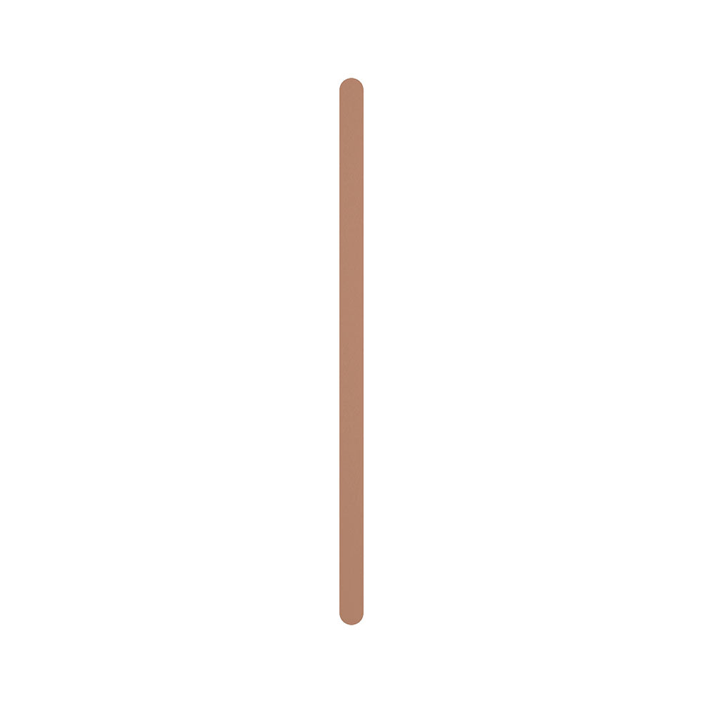 Empire Slim Vertical Heated Towel Rail, 60 x 900mm, Brushed Copper - product view 3