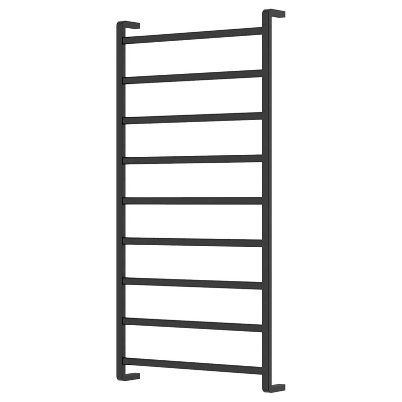 Koko Heated Towel Rail, 600 x 1200mm, Matte Black
