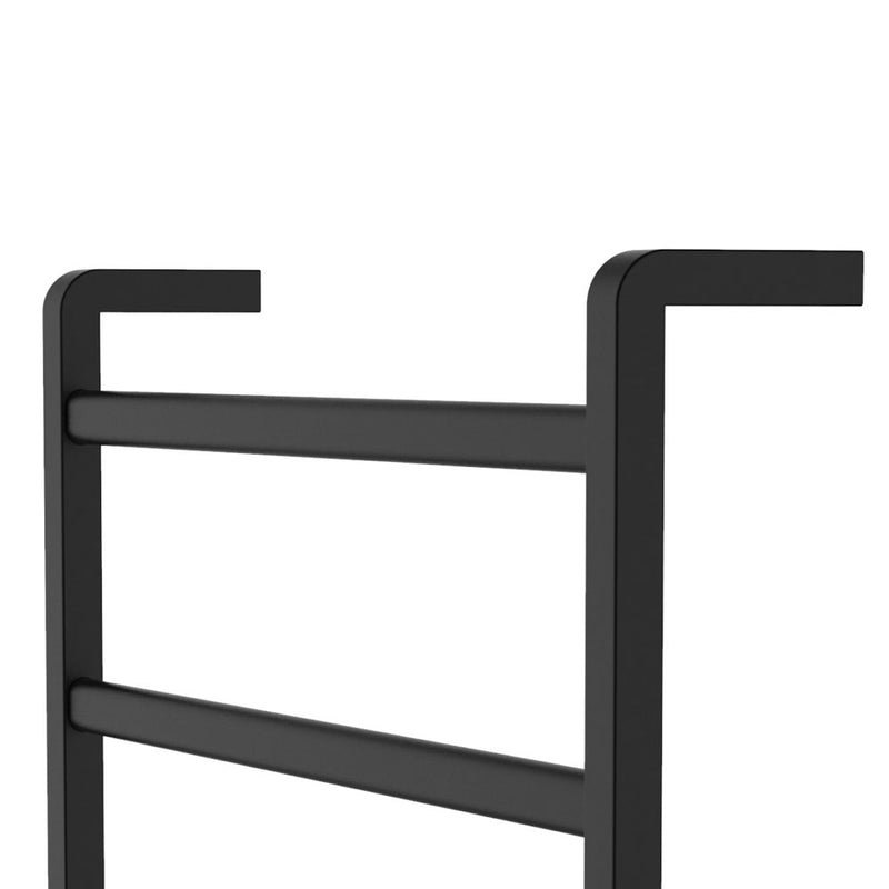 Koko Heated Towel Rail, 600 x 1200mm, Matte Black - product view 3