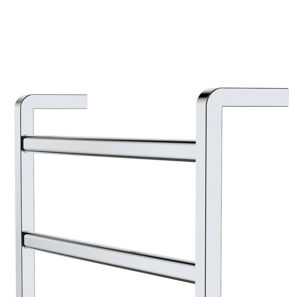 Koko Heated Towel Rail, 600 x 1200mm, Chrome - product view 3