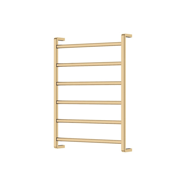 Fienza Koko Heated Towel Rail, 600 x 800mm - Brushed Gold (Urban Brass)
