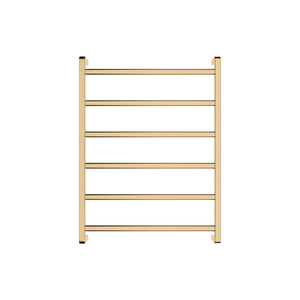 Koko Heated Towel Rail, 600 x 800mm, Urban Brass - product view 2