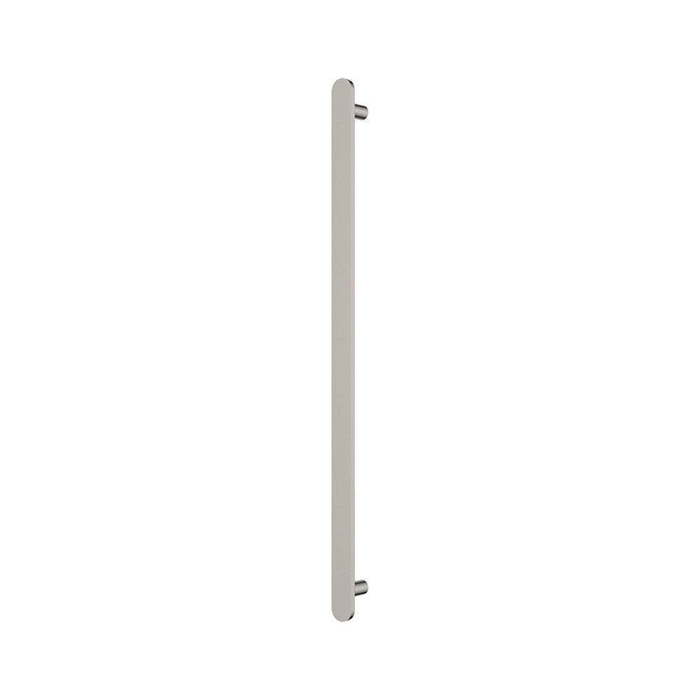 Empire Slim Vertical Heated Towel Rail, 60 x 900mm, Brushed Nickel