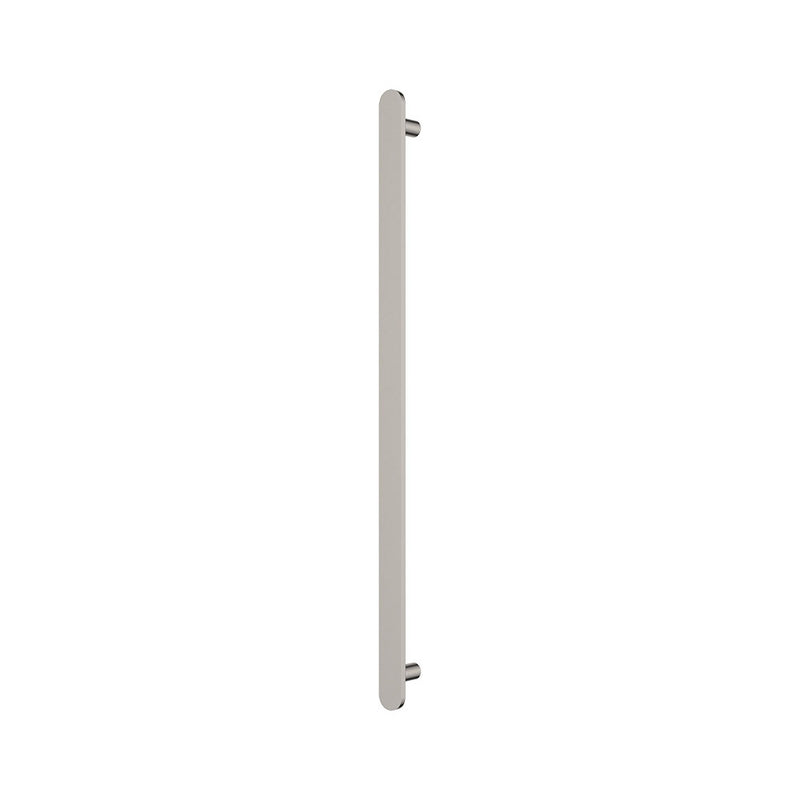 Empire Slim Vertical Heated Towel Rail, 60 x 900mm, Brushed Nickel