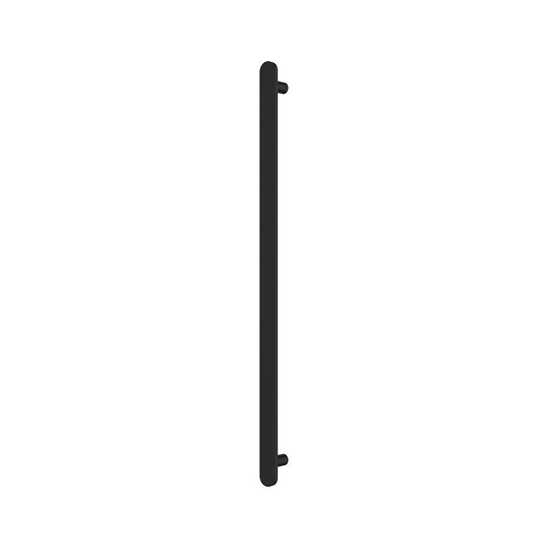 Fienza Empire Slim Vertical Heated Towel Rail, 60 x 900mm - Matte Black