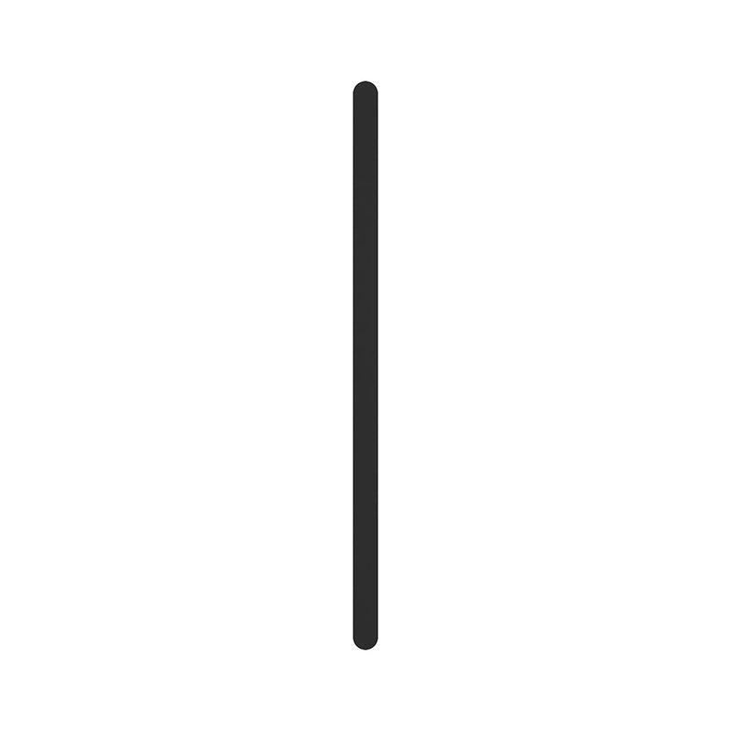 Empire Slim Vertical Heated Towel Rail, 60 x 900mm, Matte Black - product view 3