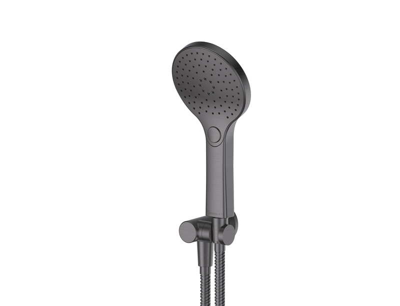 Greens Ashmore Hand Shower w/Wall Outlet Bracket Gunmetal