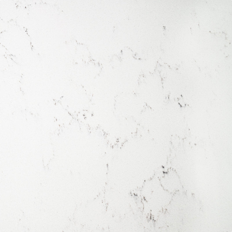 Fienza Bianco Marble Silica Free Stone Vanity Benchtop, Rectangular Full Depth