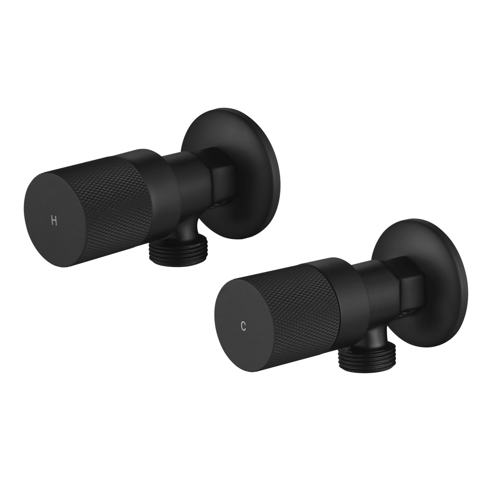 Modern National Cadence 1/4 Turn Washing Machine Stops Matte Black