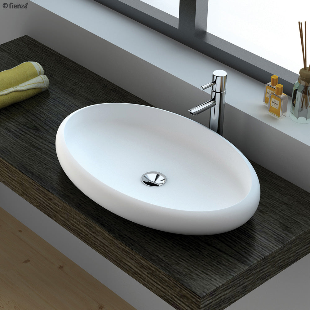 Fienza Antonia Solid Surface Basin Matte White