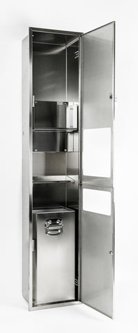 Metlam Paper Towel Dispenser, Hand Dryer & Waste Unit