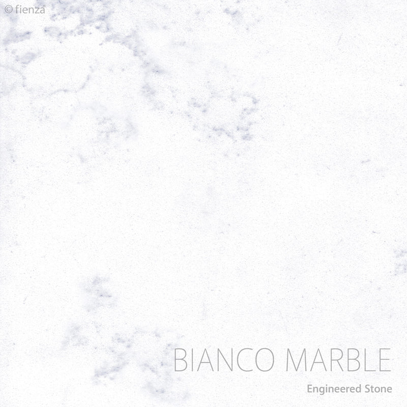 Sarah Bianco Marble Undermount 1200 Amato Satin White Wall-Hung Vanity