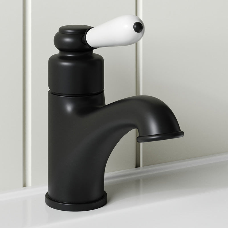 Modern National Bordeaux Basin Mixer Matte Black