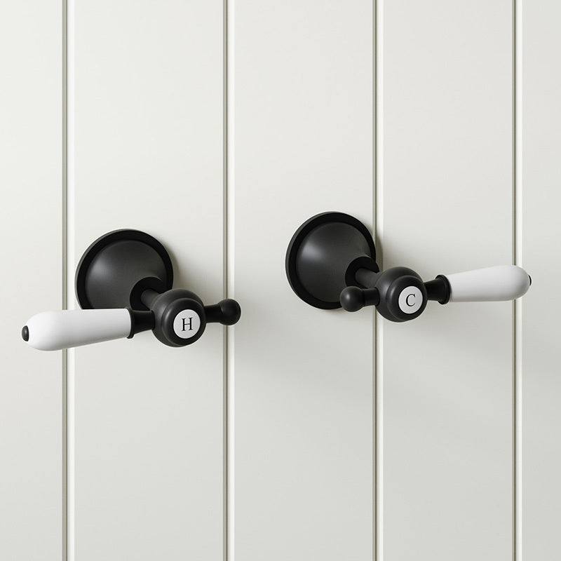 Modern National Bordeaux Wall Top Assemblies Matte Black