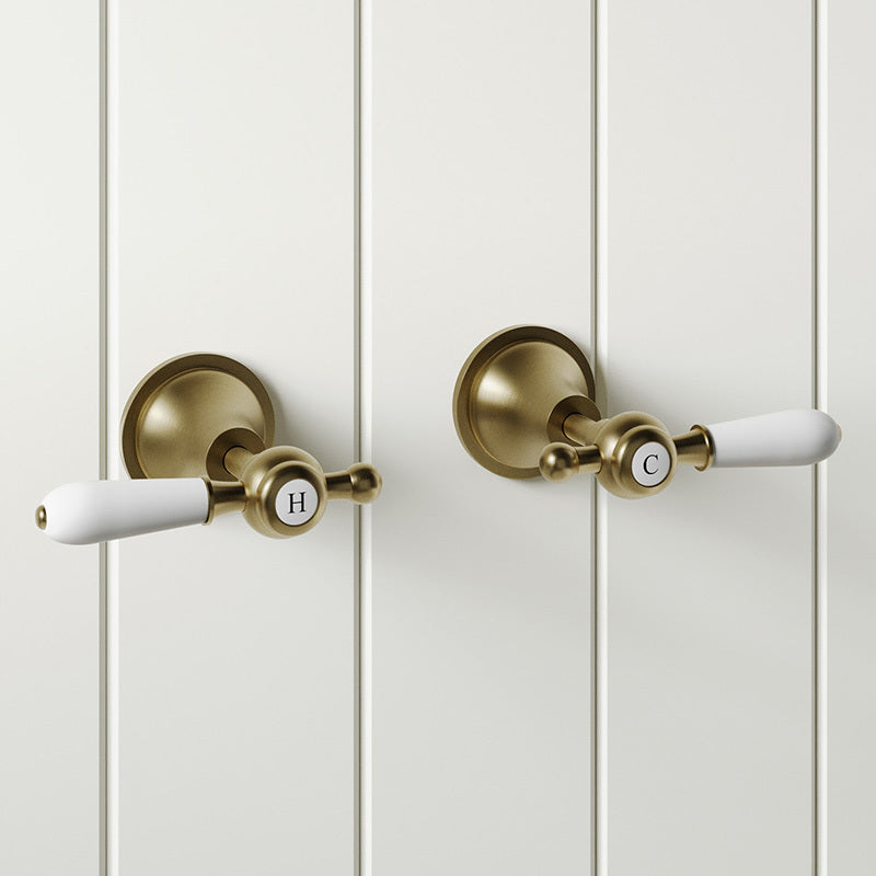 Modern National Bordeaux Wall Top Assemblies Brushed Bronze