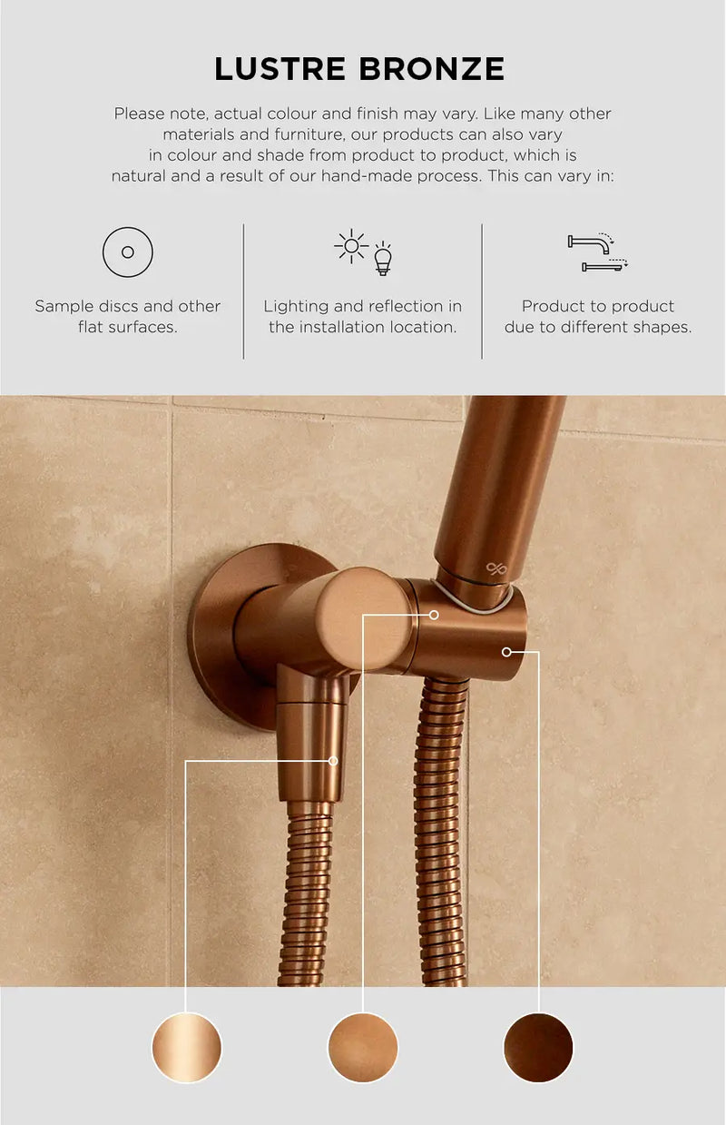 Meir Heated Vertical Towel Rail Lustre Bronze
