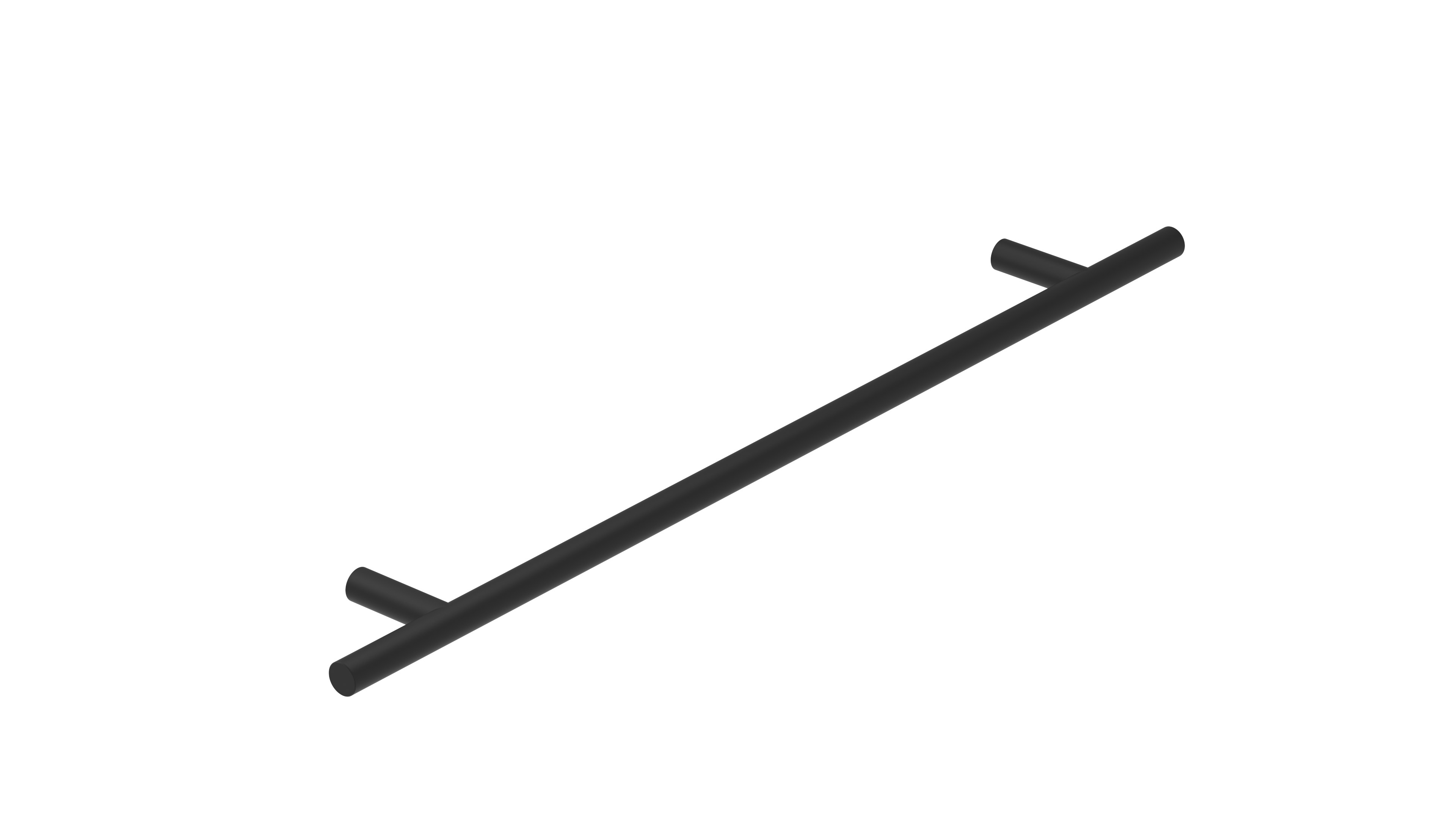 ADP Cross Bar 224cc Cabinet Handle Matte Black