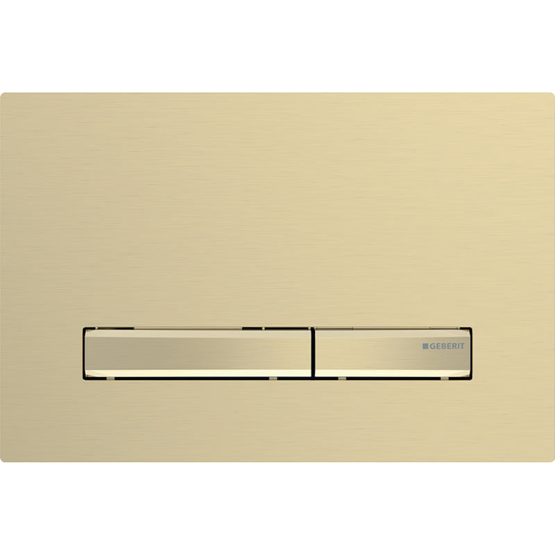 Geberit Sigma 50 Flush Button Brushed Brass Gold