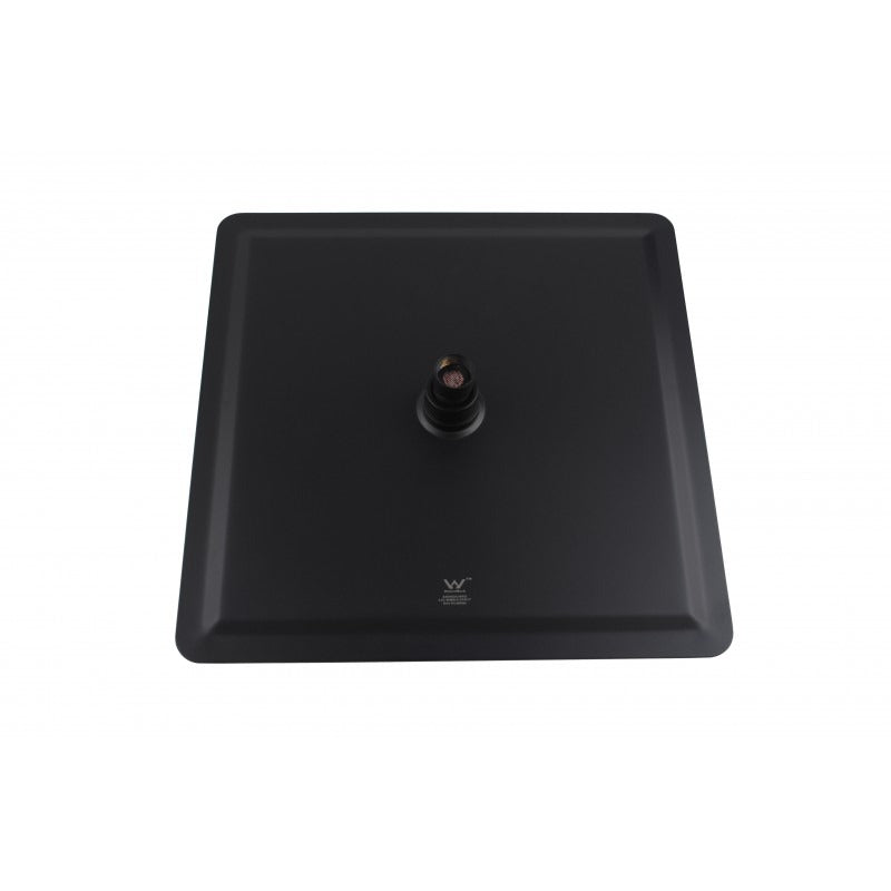 Aquaperla 300mm 12" Stainless Steel 304 Black Surface Super-slim Square Rainfall Shower Head