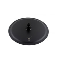 Aquaperla 300mm 12" Stainless Steel 304 Super-Slim Round Rainfall Shower Head - Black