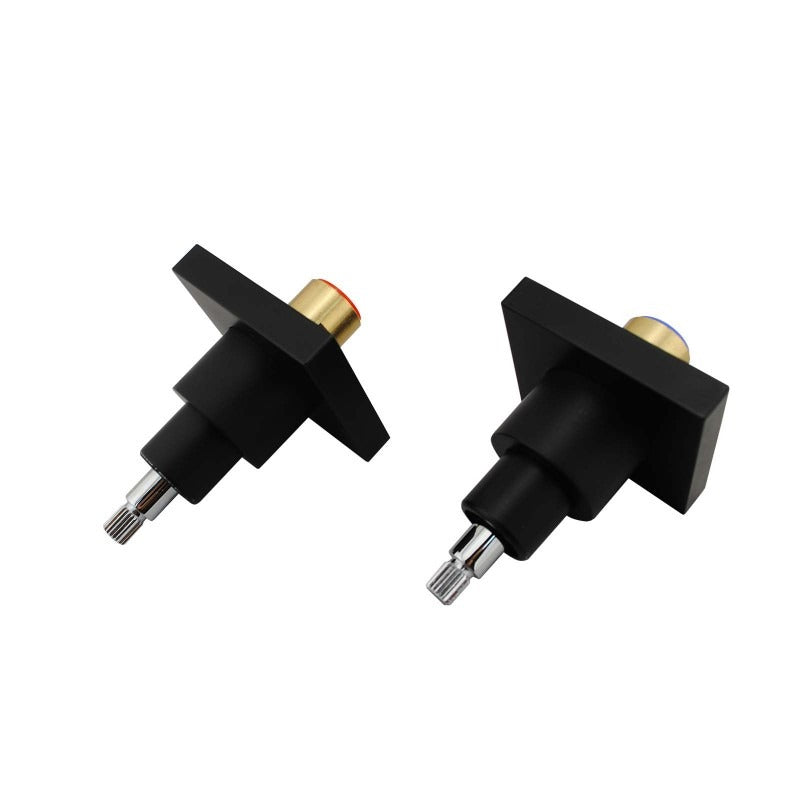 Ottimo Nero Black Shower Wall Taps