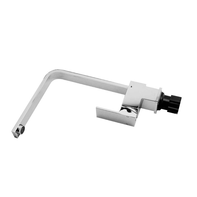 Aquaperla Quadra Chrome Solid Brass Kitchen Sink Mixer Tap 360° Swivel