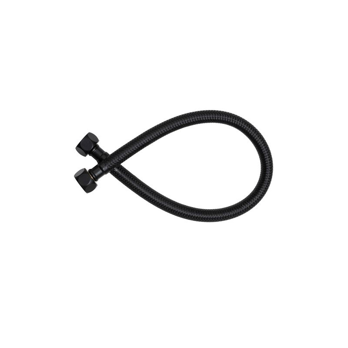 Linsol Ezyflow Hose 450mm Flexible Water Connector - Matte Black