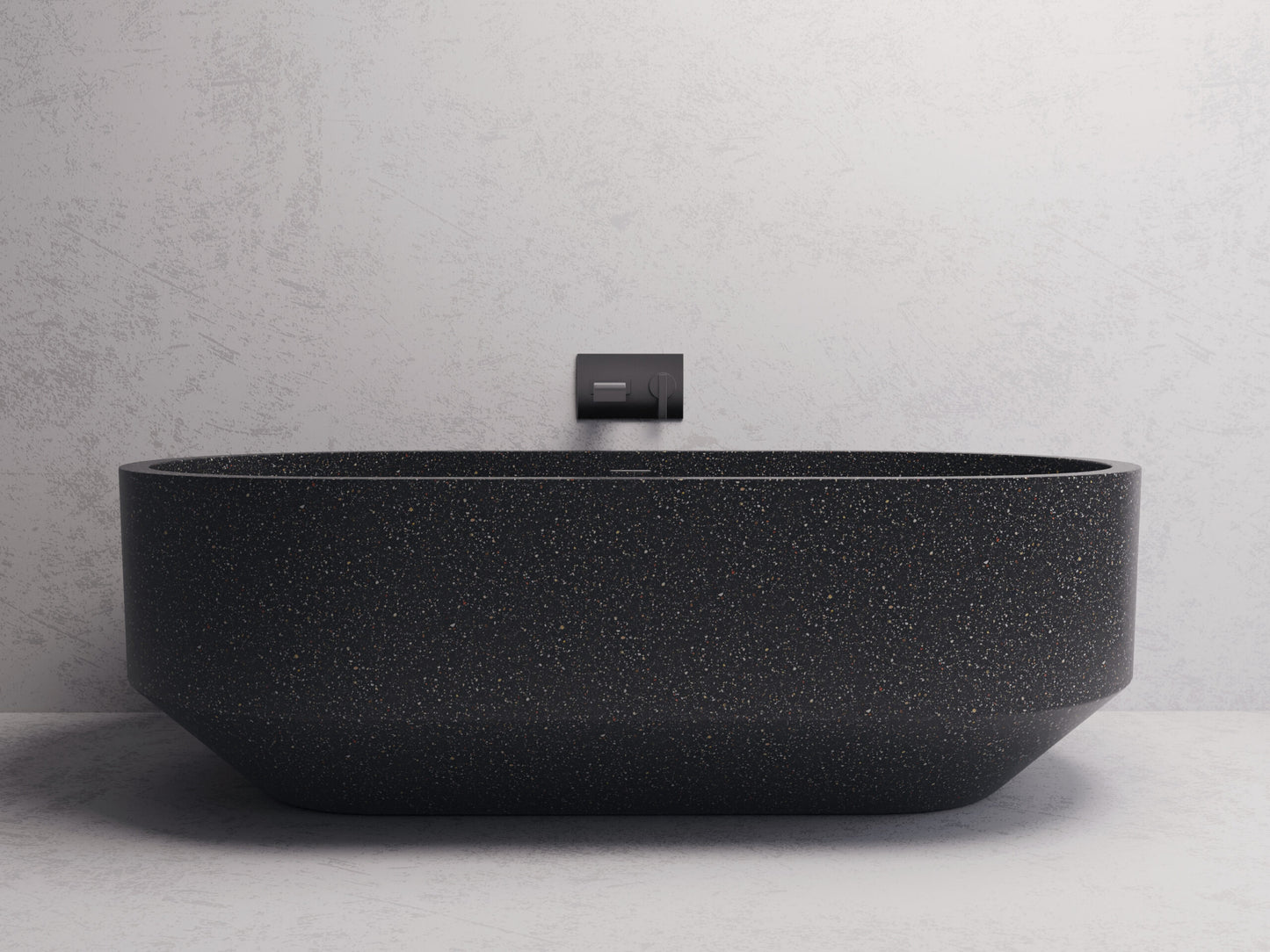 Madu Eden Oval Bath - Matte Black